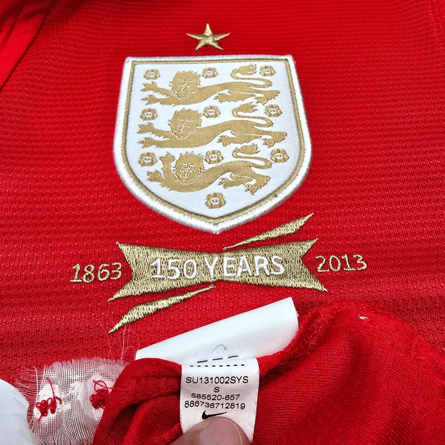 2013 England Away Football Shirt (S) Umbro #10 Rooney (150 Yr Anniversary)