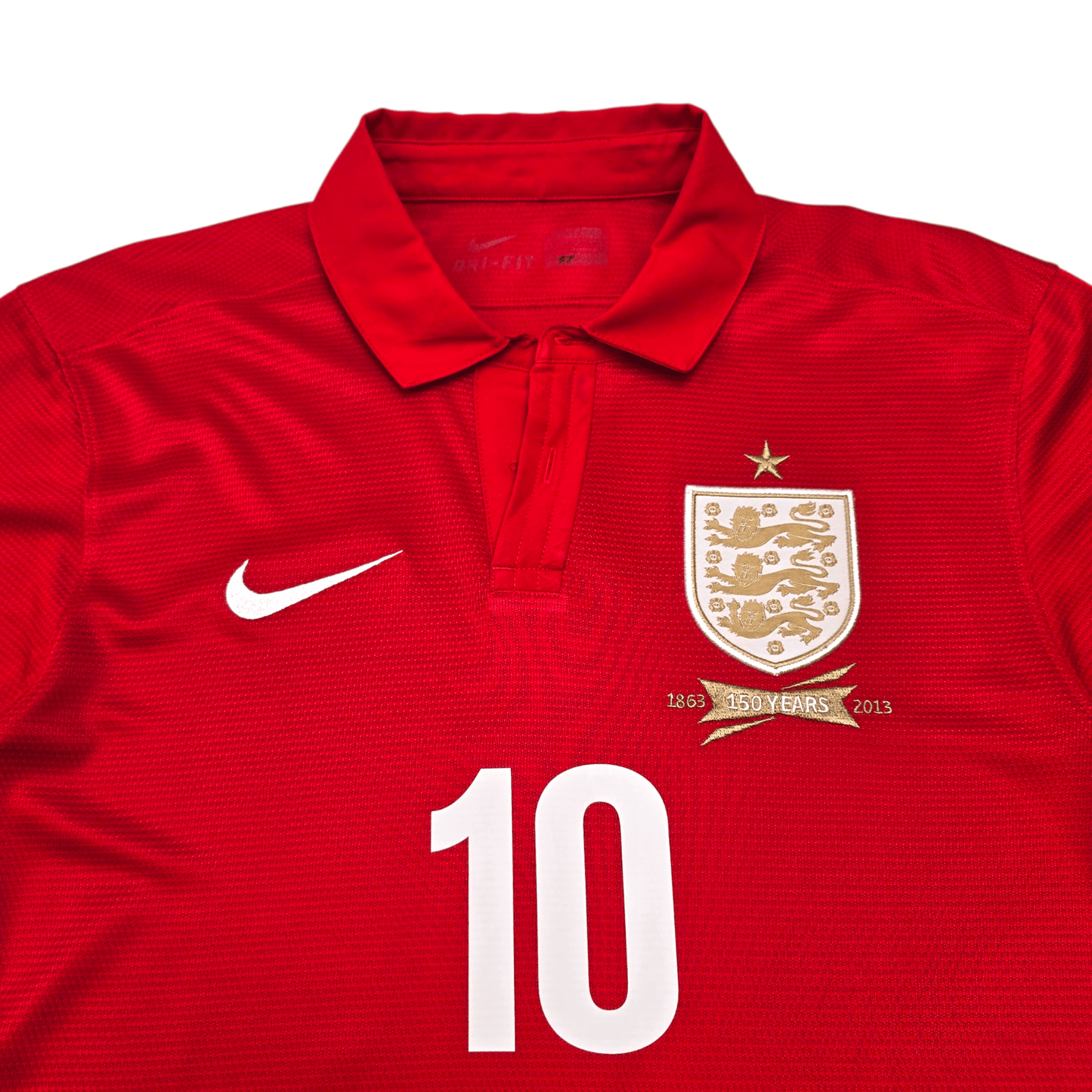 2013 England Away Football Shirt (S) Umbro #10 Rooney (150 Yr Anniversary)