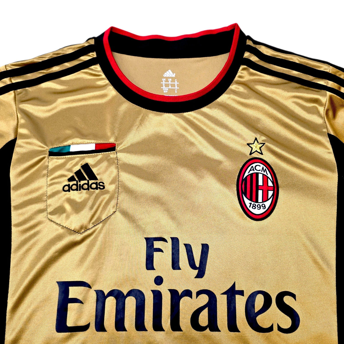 2013/14 AC Milan Third Football Shirt (S) Adidas #45 Balotelli