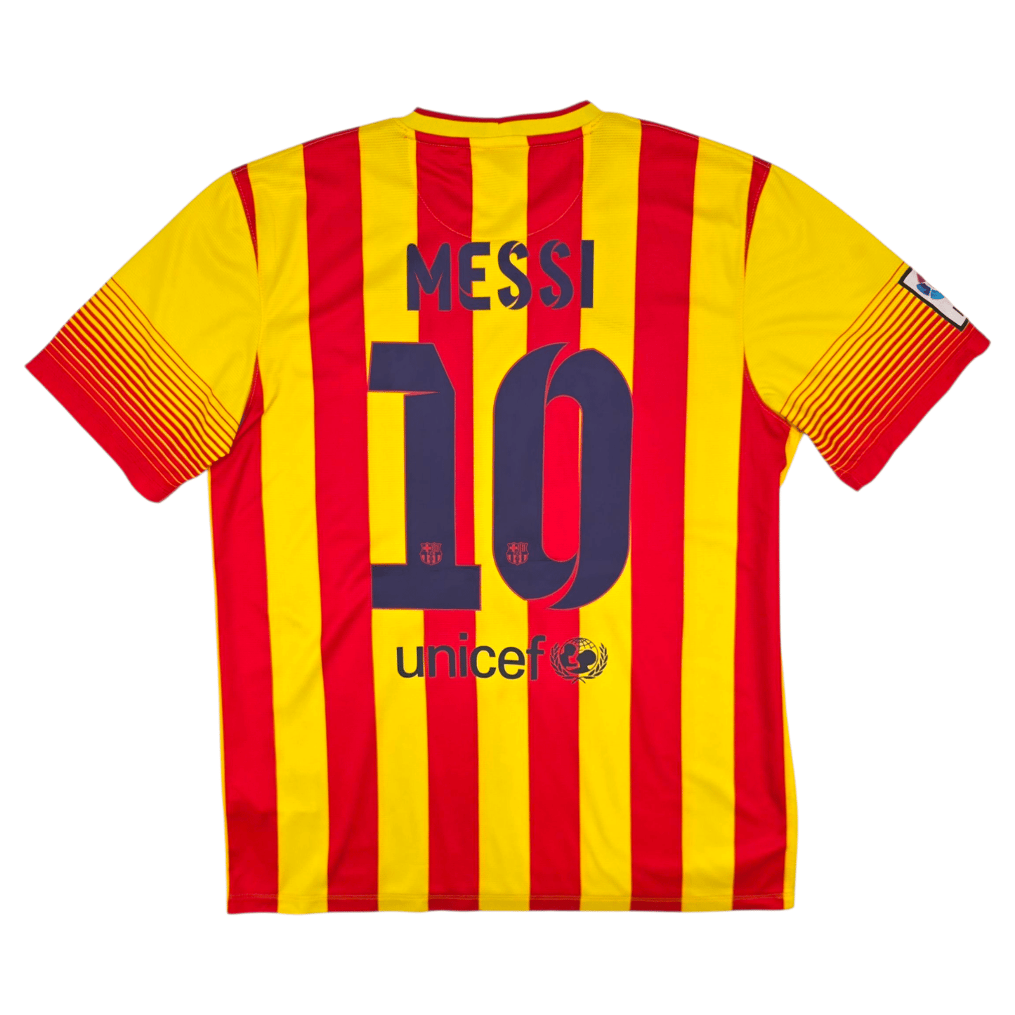 2013/14 Barcelona Away Football Shirt (L) Nike #10 Messi