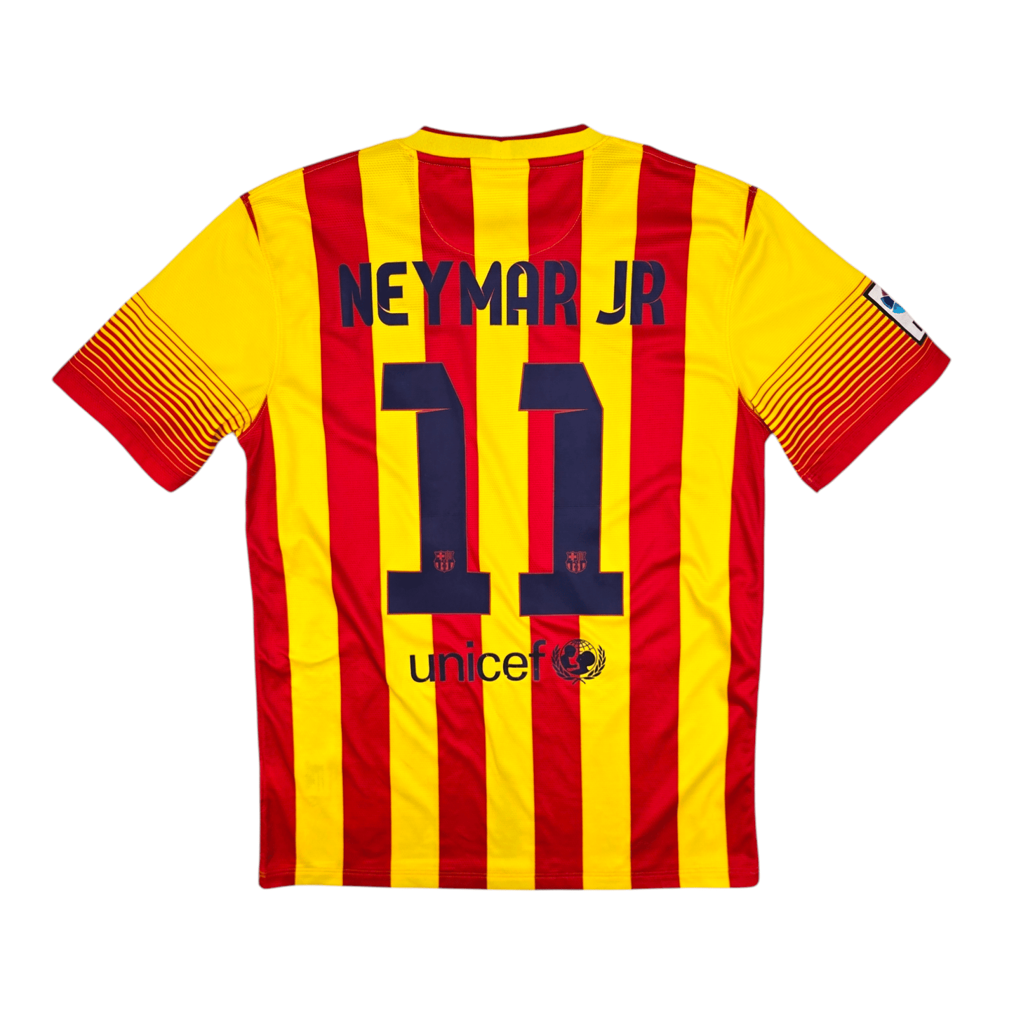 2013/14 Barcelona Away Football Shirt (M) Nike #11 Neymar