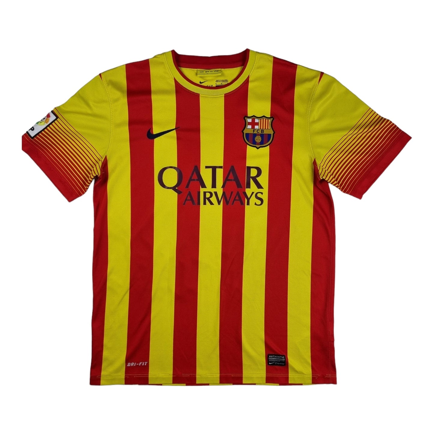 2013/14 Barcelona Away Football Shirt (M) Nike#10 Messi