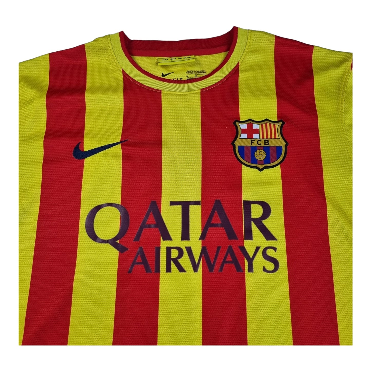 2013/14 Barcelona Away Football Shirt (M) Nike#10 Messi