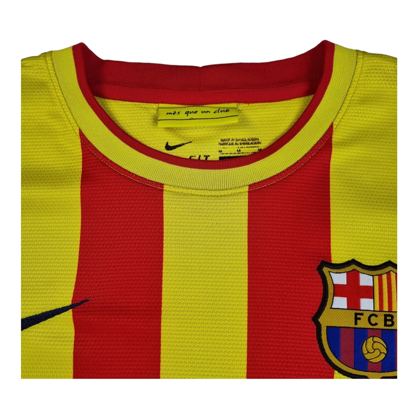2013/14 Barcelona Away Football Shirt (M) Nike#10 Messi