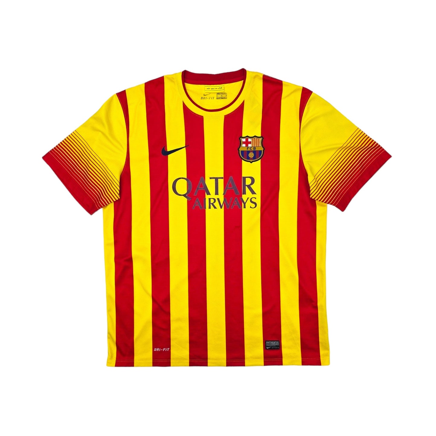 2013/14 Barcelona Away Football Shirt (XL) Nike #10 Messi