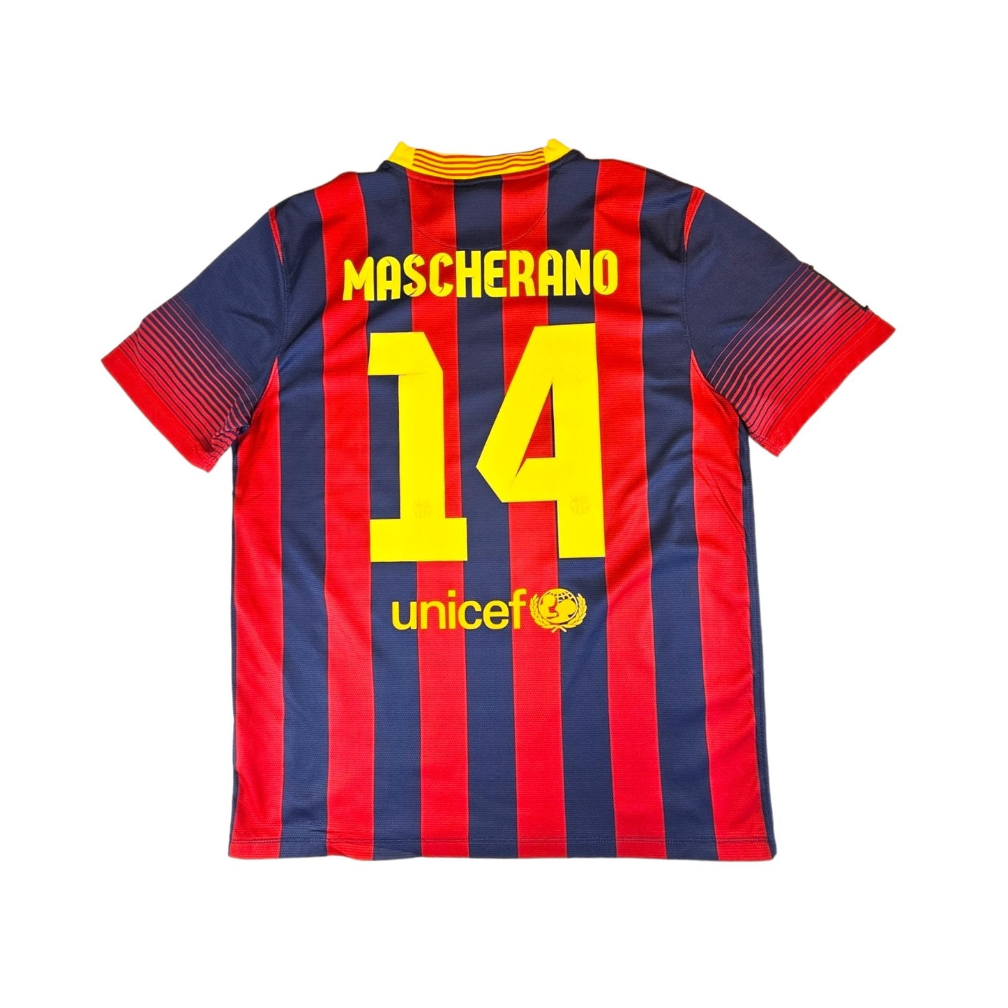 2013/14 Barcelona Home Football Shirt (L) Nike #14 Mascherano