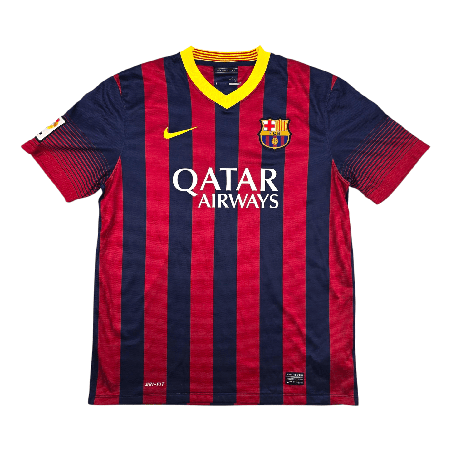 2013/14 Barcelona Home Football Shirt (L) Nike #6 Xavi