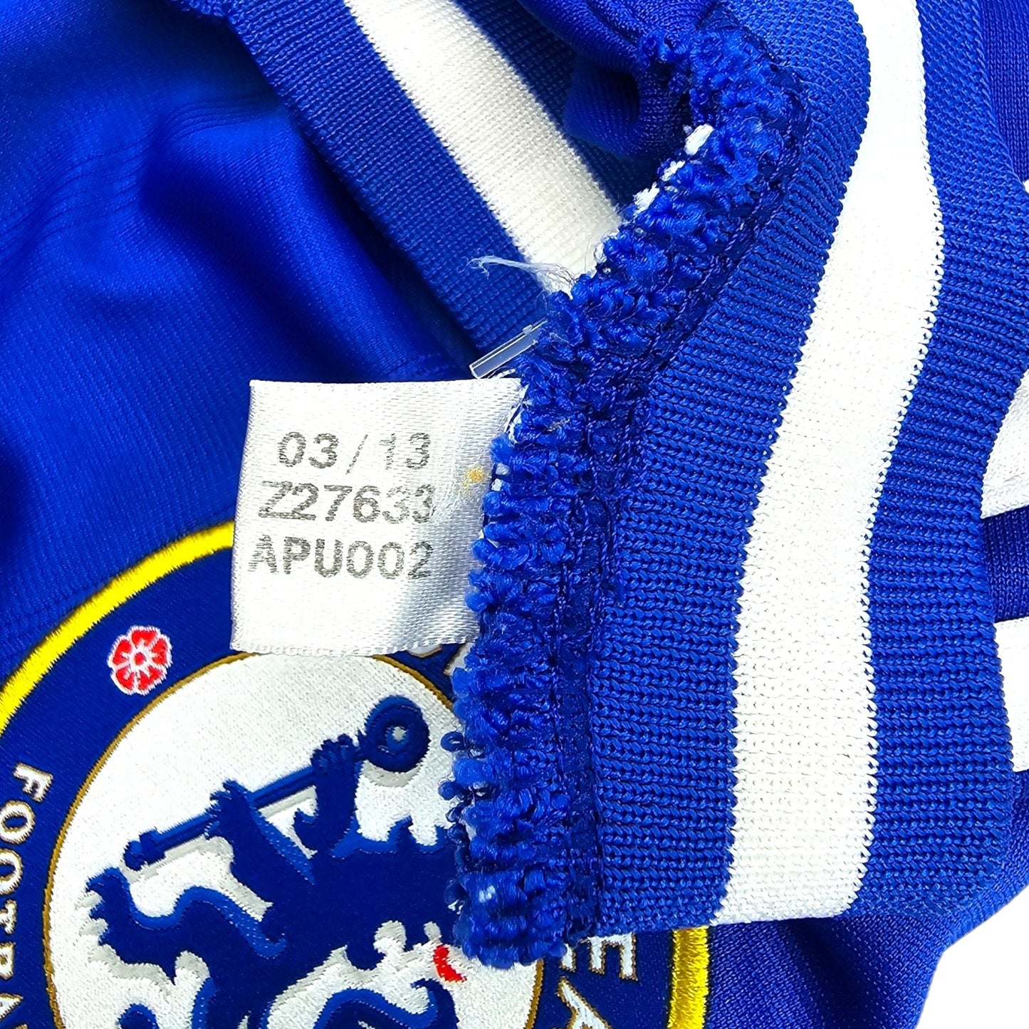 2013/14 Chelsea Home Football Shirt (L) Adidas #17 Hazard