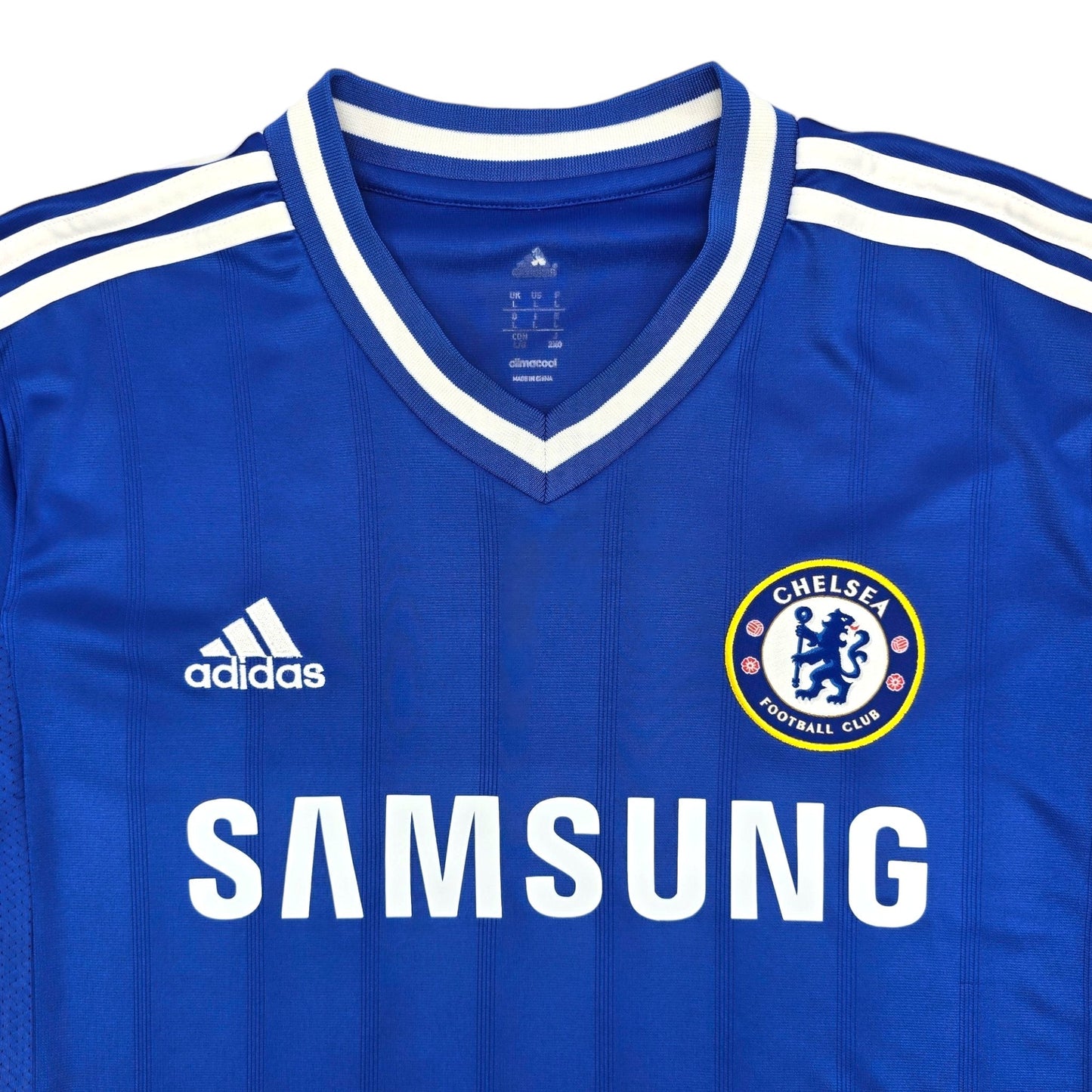 2013/14 Chelsea Home Football Shirt (L) Adidas #17 Hazard