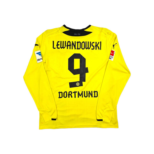 2013/14 Dortmund Home Football Shirt (L) Puma #9 Lewandowski