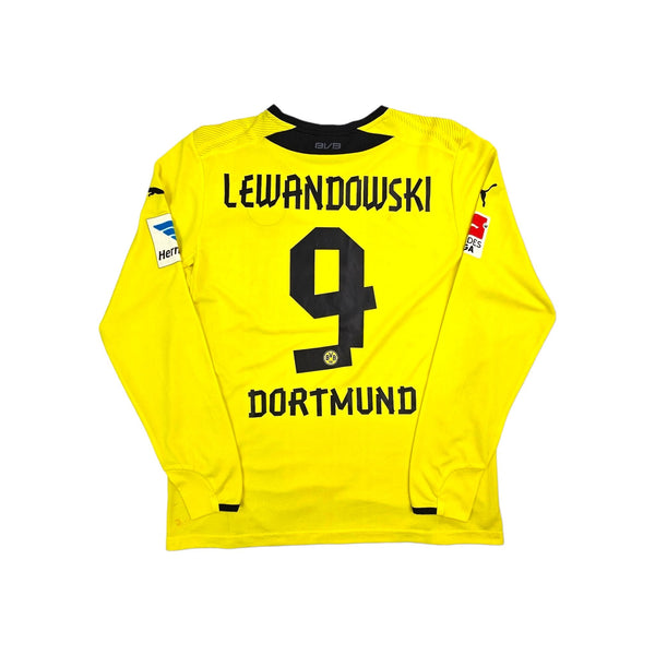 2013/14 Dortmund Home Football Shirt (L) Puma #9 Lewandowski