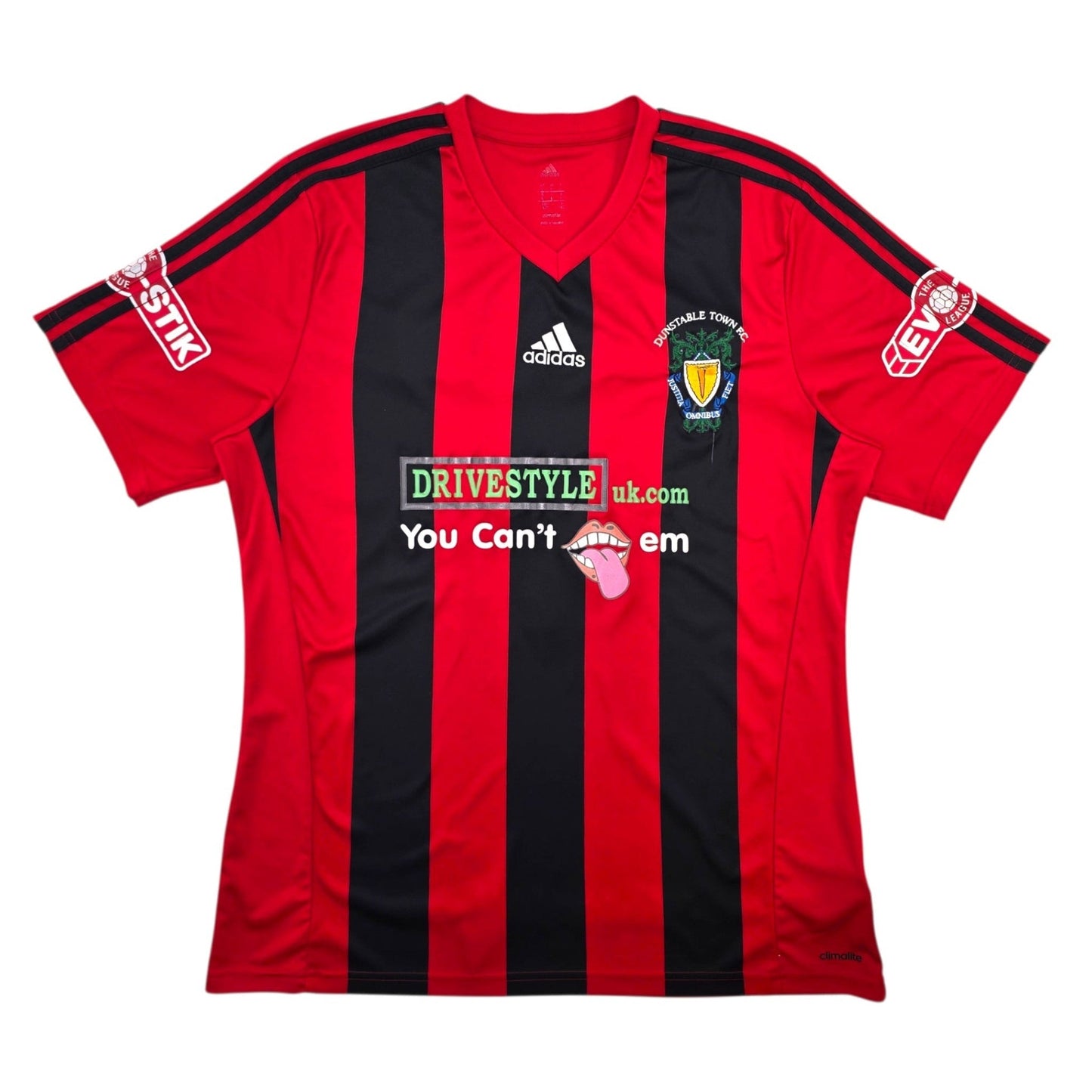 2013/14 Dunstable Town Away Football Shirt (L) Adidas #14 (Matchworn)