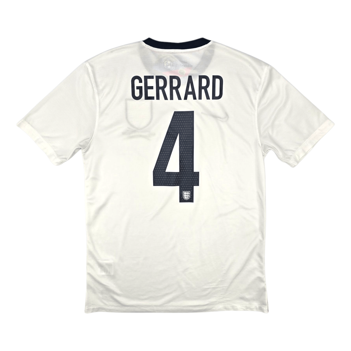 2013/14 England Home Football Shirt (M) Nike #4 Gerrard