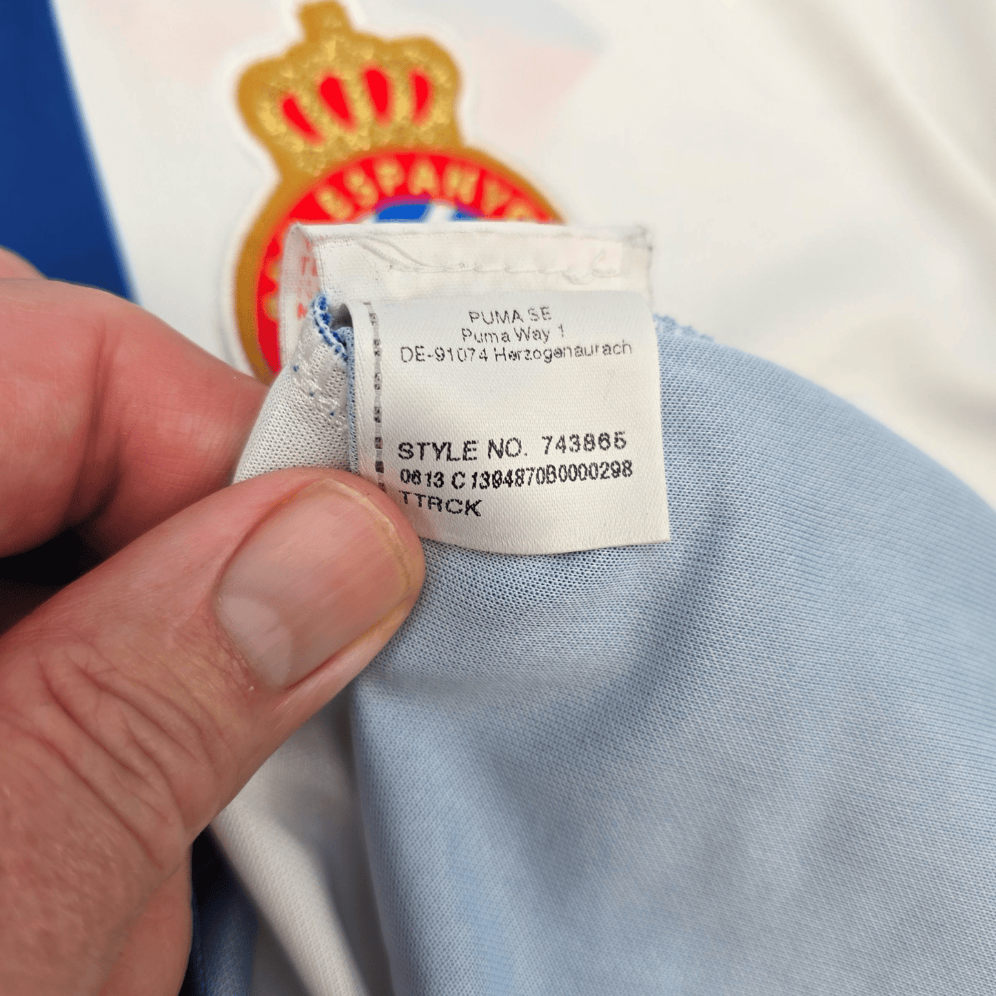 2013/14 Espanyol Home Football Shirt (M) Puma #20 Simao