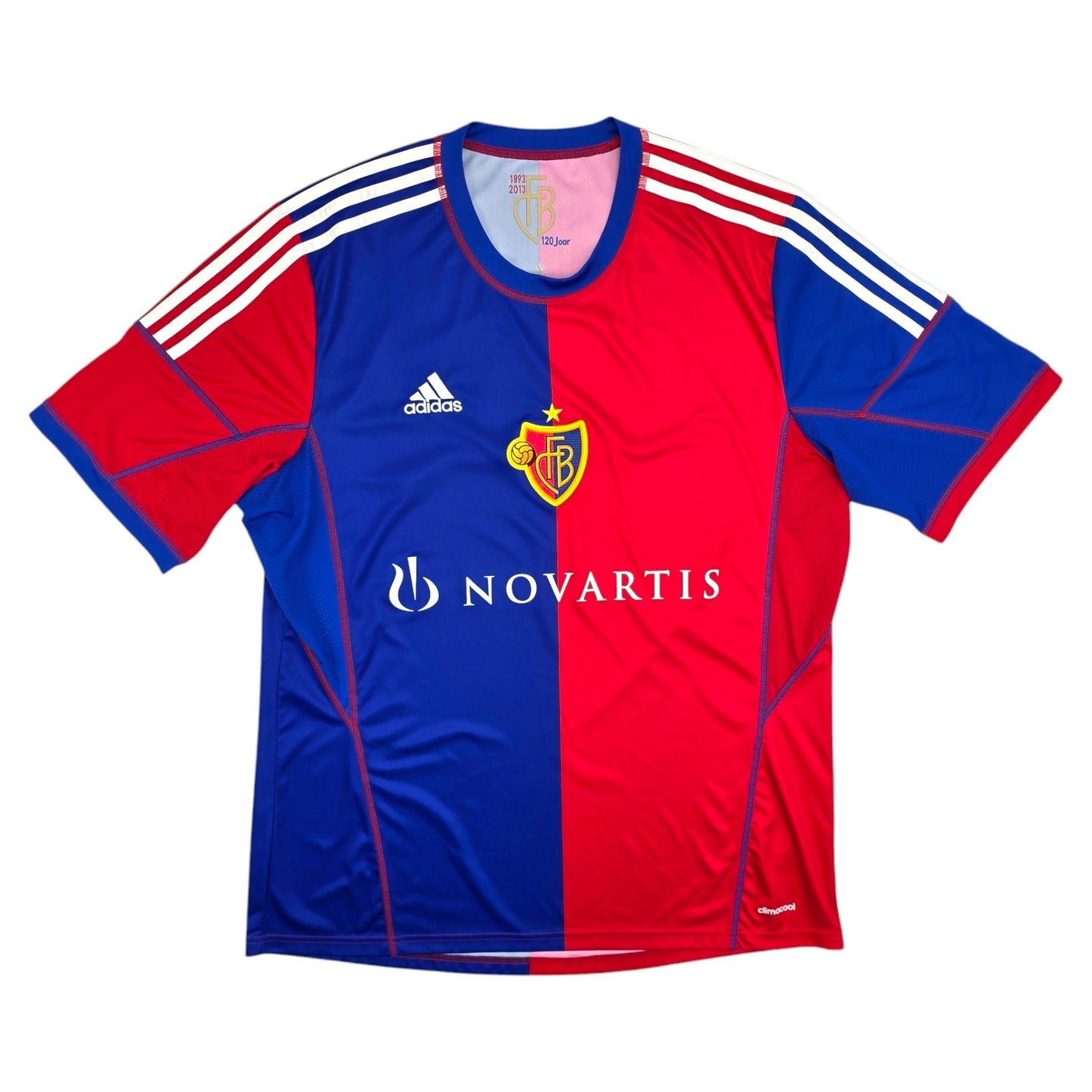2013/14 FC Basel Home Football Shirt (XL) Adidas #22 Salah