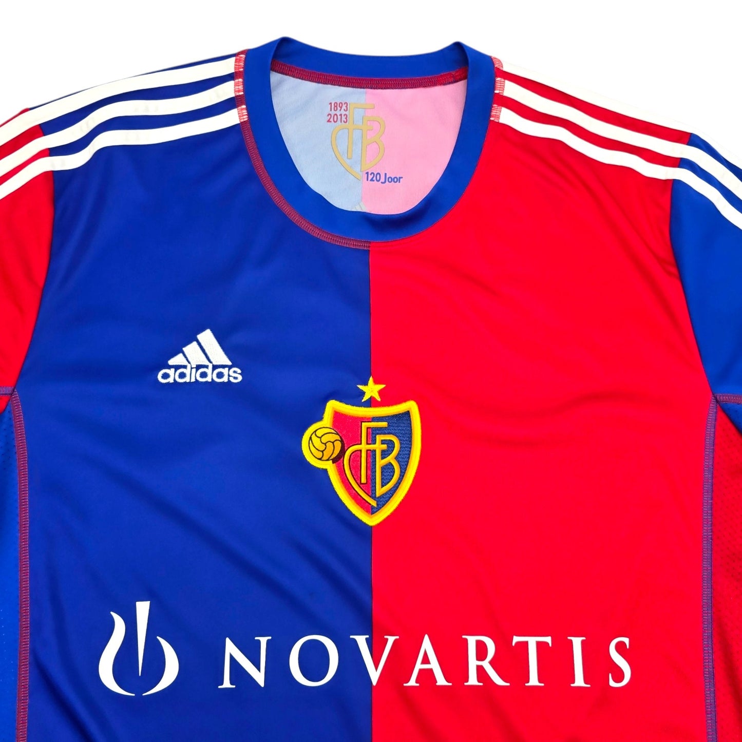 2013/14 FC Basel Home Football Shirt (XL) Adidas #22 Salah