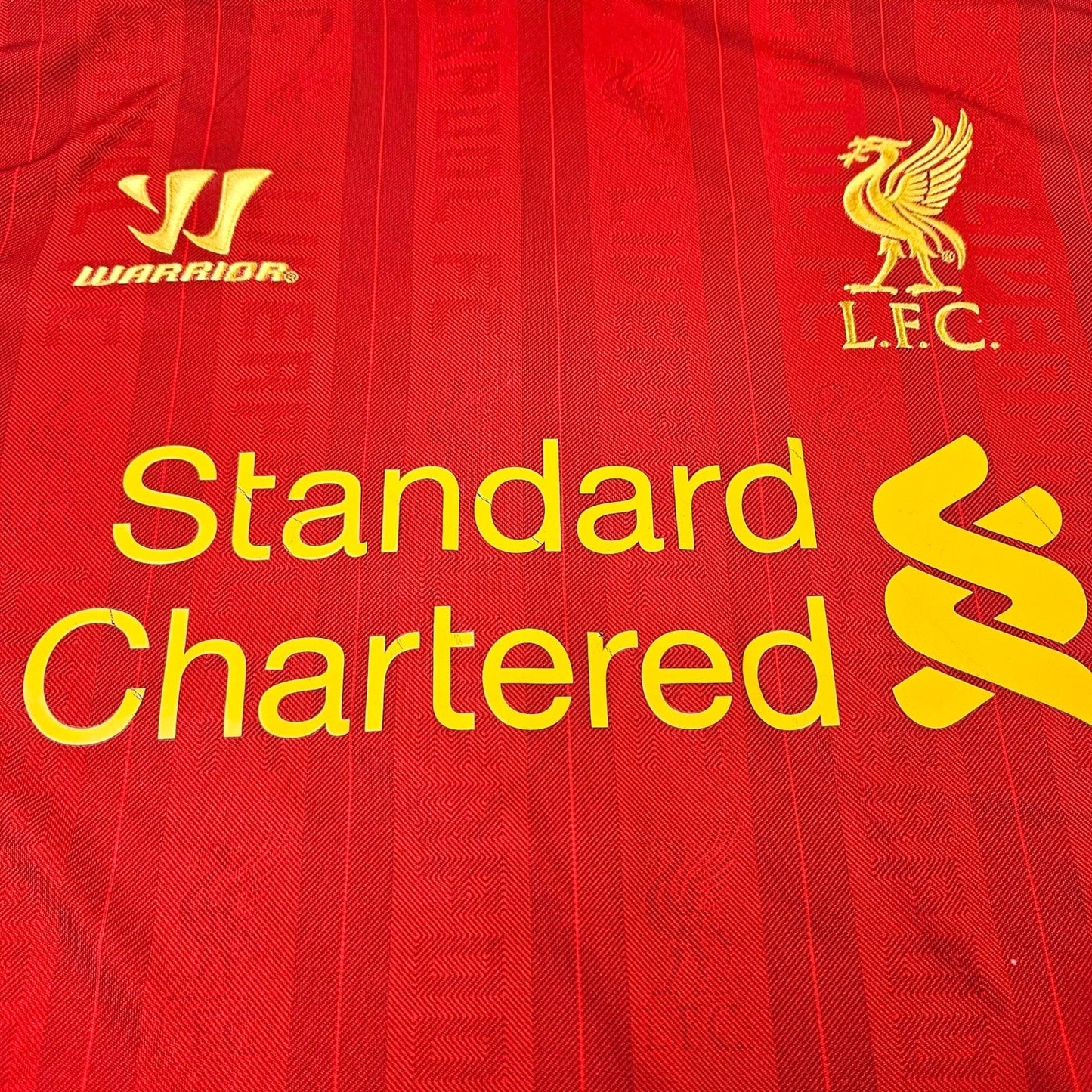 2013/14 Liverpool Home Football Shirt (L) Warrior #7 Suarez