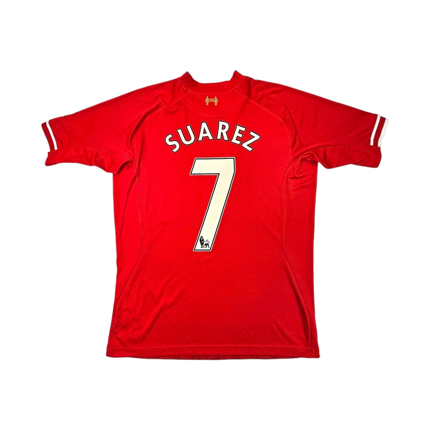 2013/14 Liverpool Home Football Shirt (L) Warrior #7 Suarez