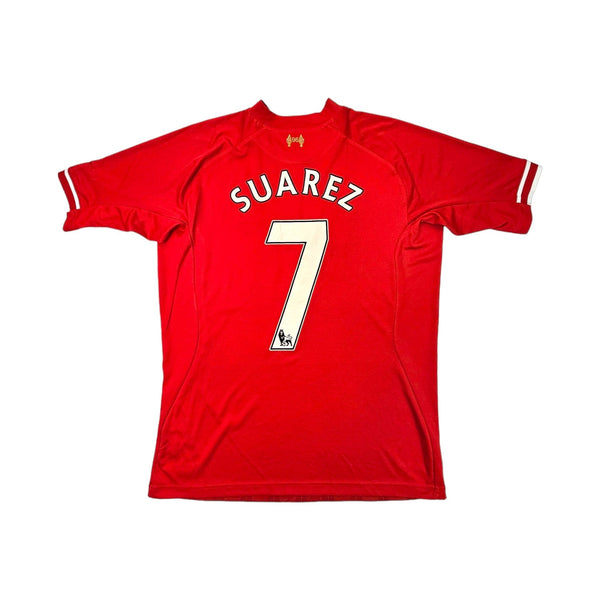 2013/14 Liverpool Home Football Shirt (L) Warrior #7 Suarez