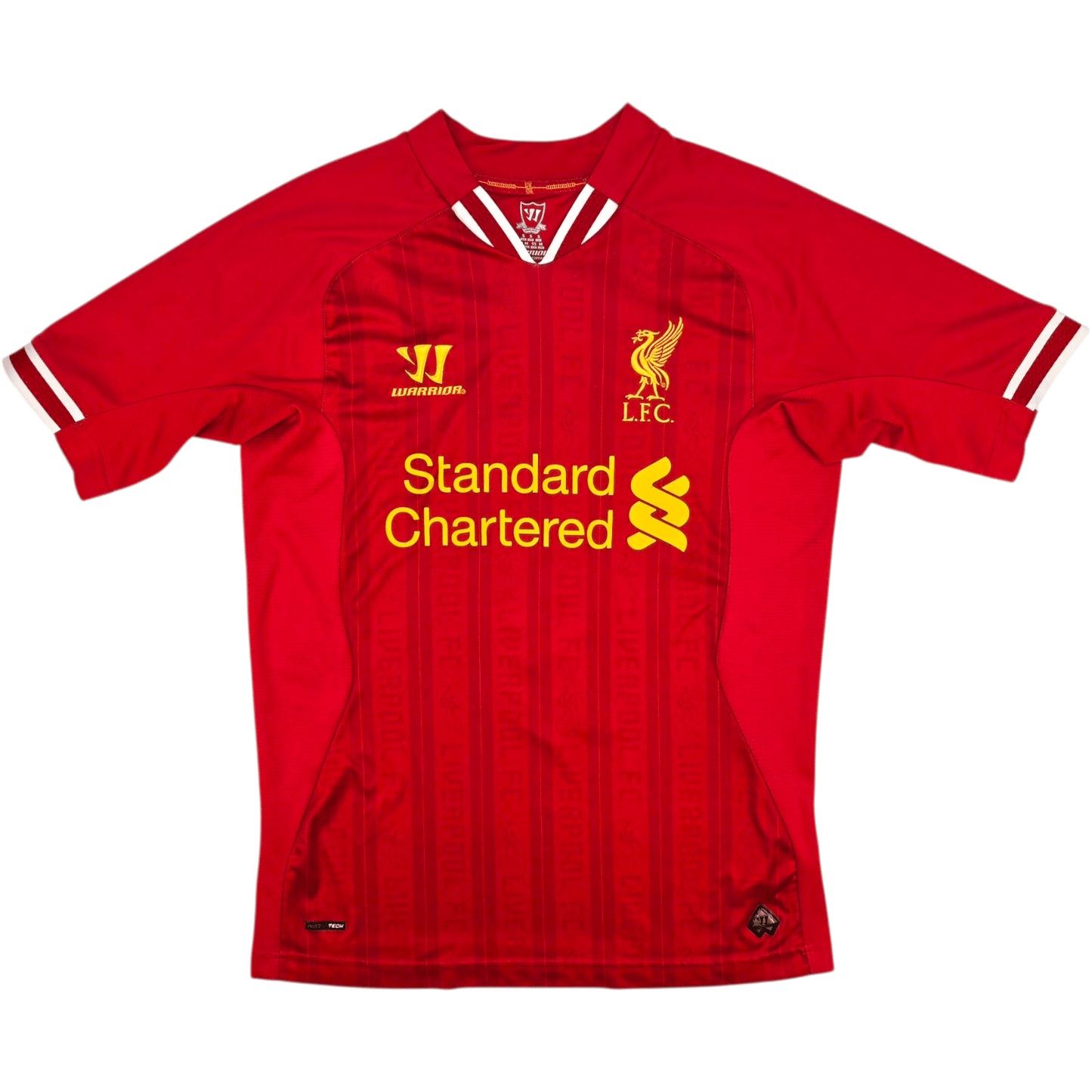 2013/14 Liverpool Home Football Shirt (S) Warrior #7 Suárez