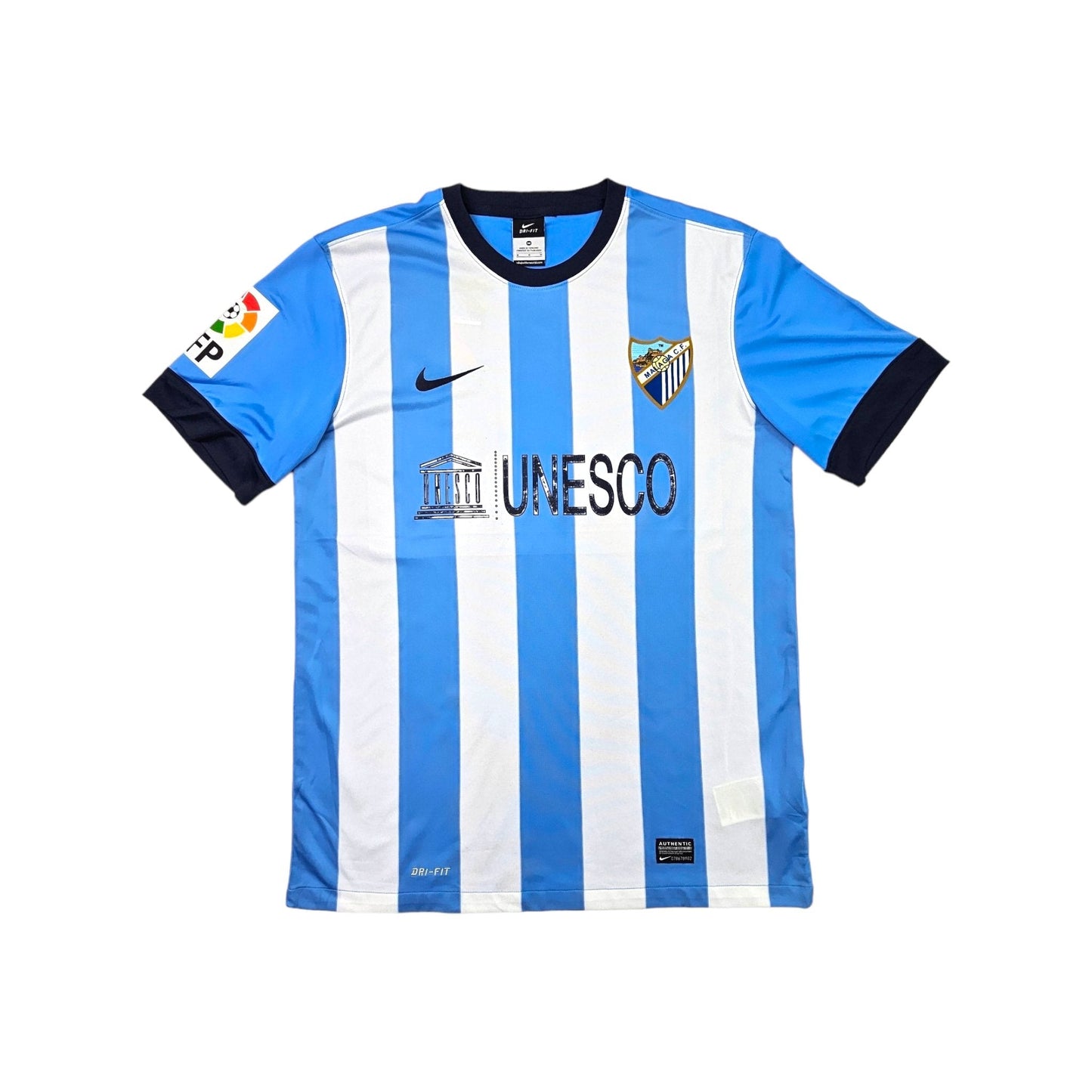2013/14 Malaga Home Football Shirt (M) Nike