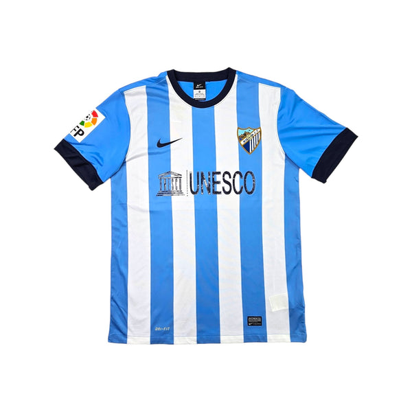 2013/14 Malaga Home Football Shirt (M) Nike