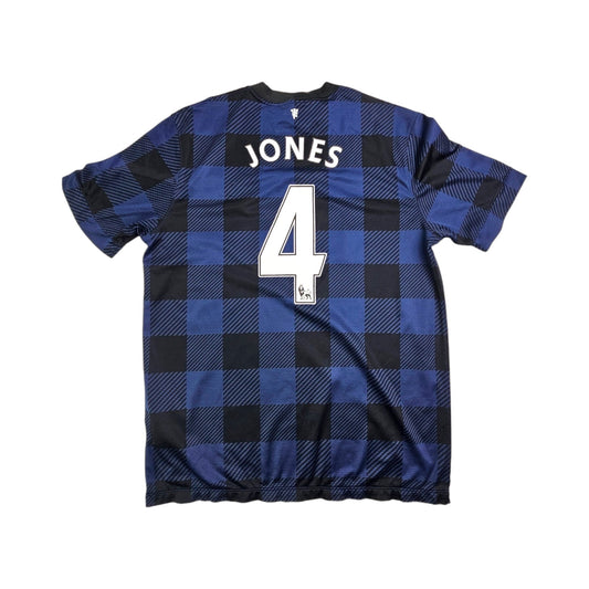 2013/14 Manchester United Away Football Shirt (L) Nike #4 Jones
