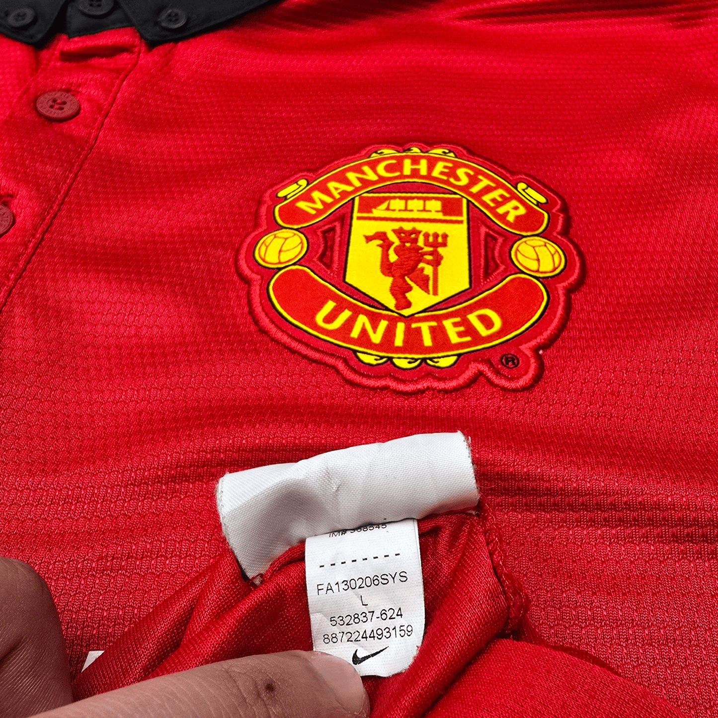2013/14 Manchester United Home Football Shirt (L) Nike #10 Rooney