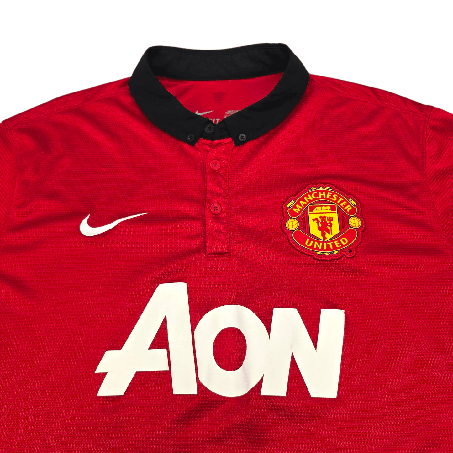 2013/14 Manchester United Home Football Shirt (XL) Nike #10 Rooney