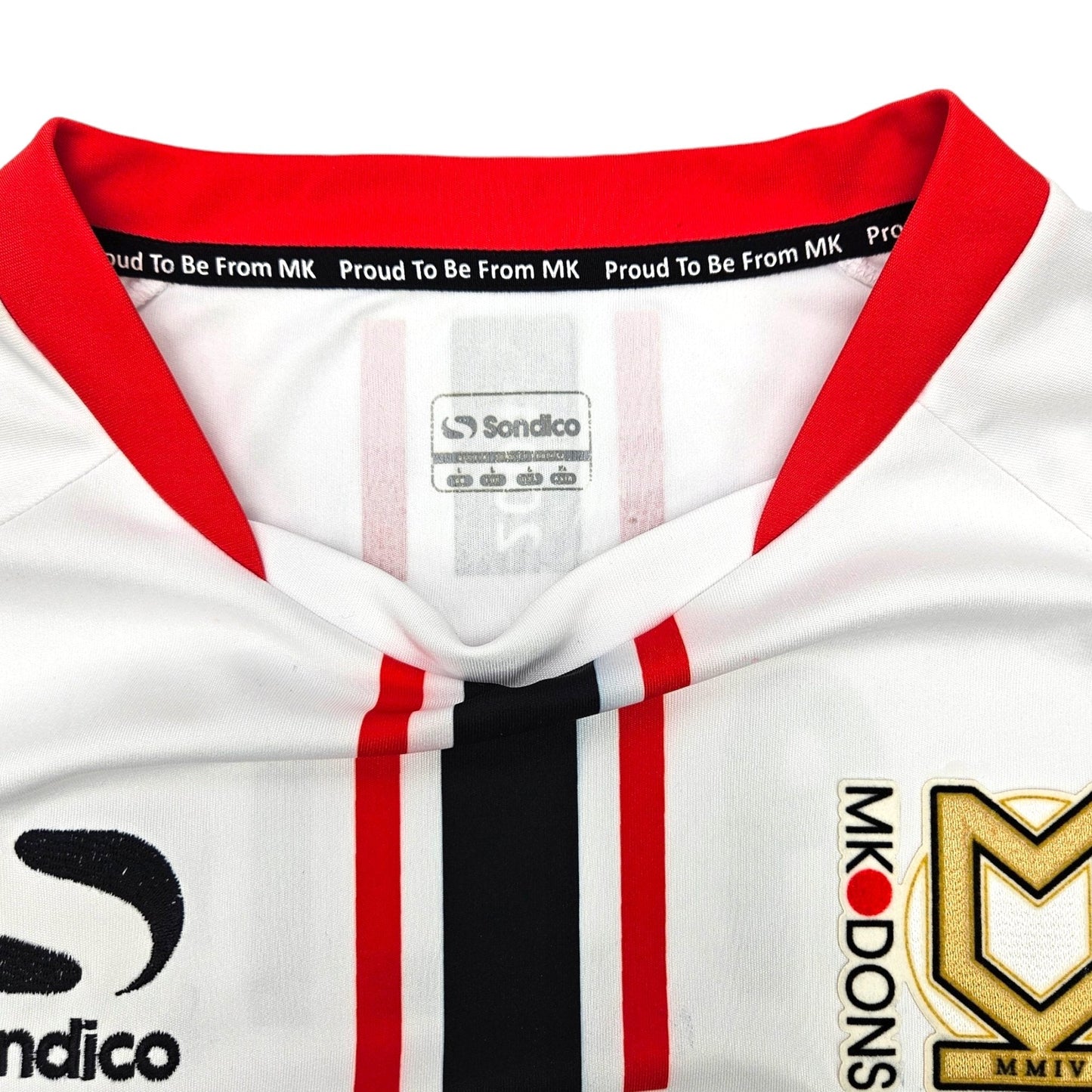 2013/14 MK Dons Home Football Shirt (L) Sondico #14 Alli