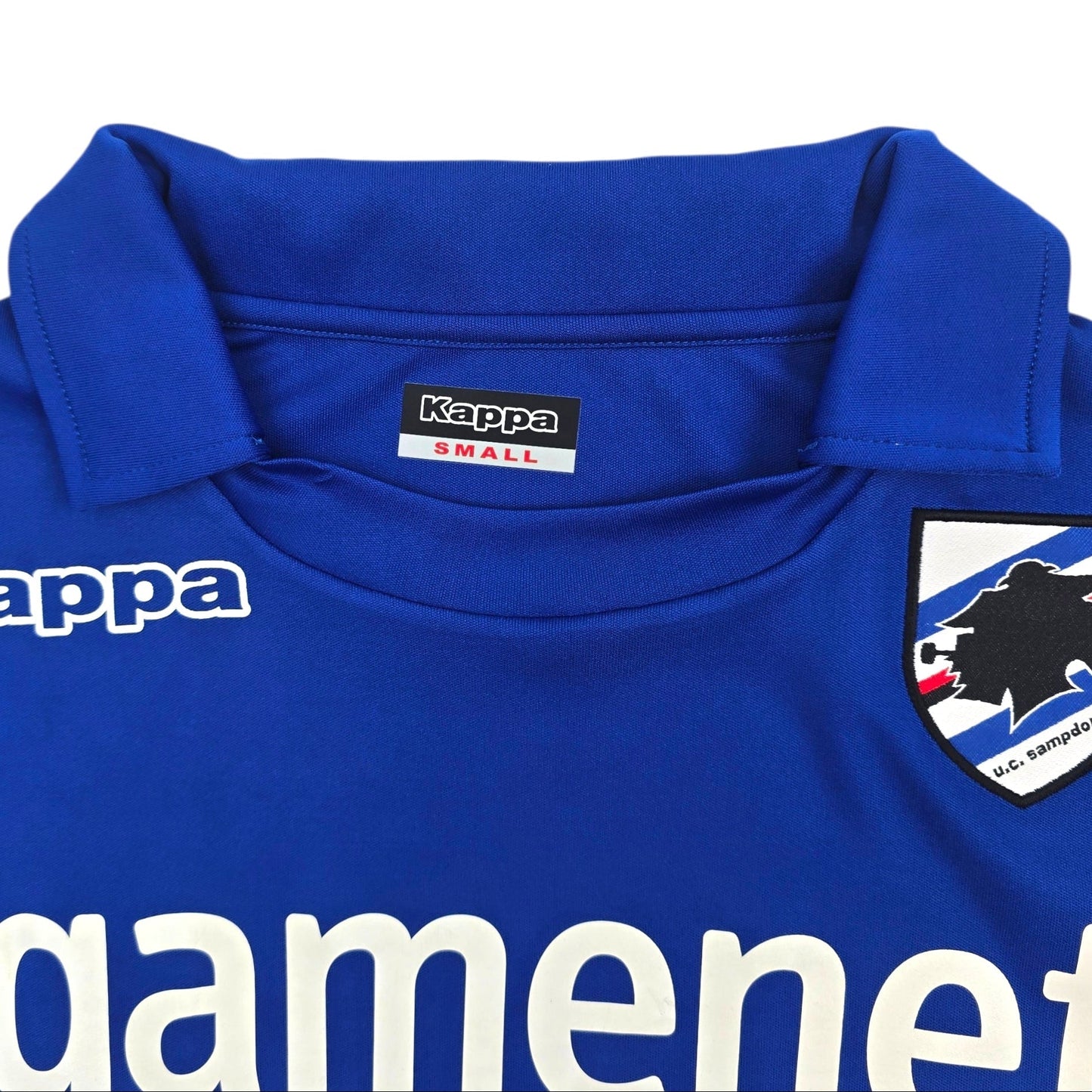 2013/14 Sampdoria Home Football Shirt (S) Kappa