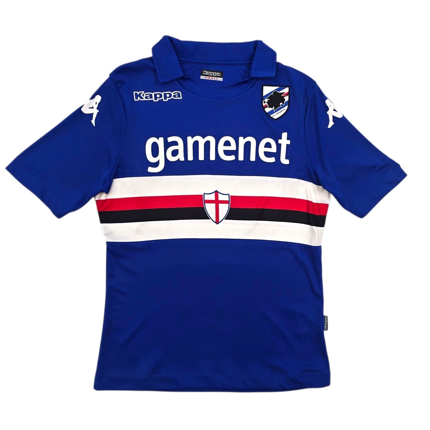 2013/14 Sampdoria Home Football Shirt (S) Kappa