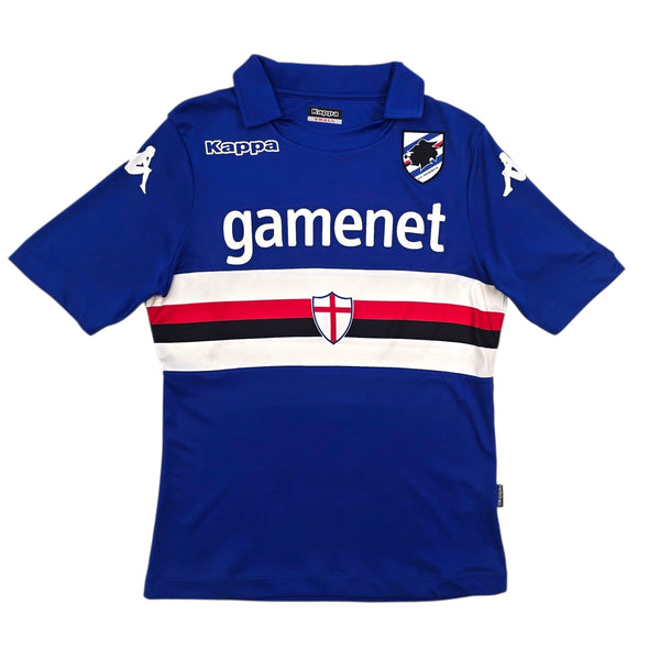 2013/14 Sampdoria Home Football Shirt (S) Kappa