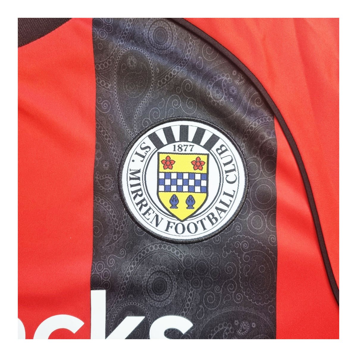 2013/14 St Mirren Long Sleeve Away Football Shirt (M) Diadora
