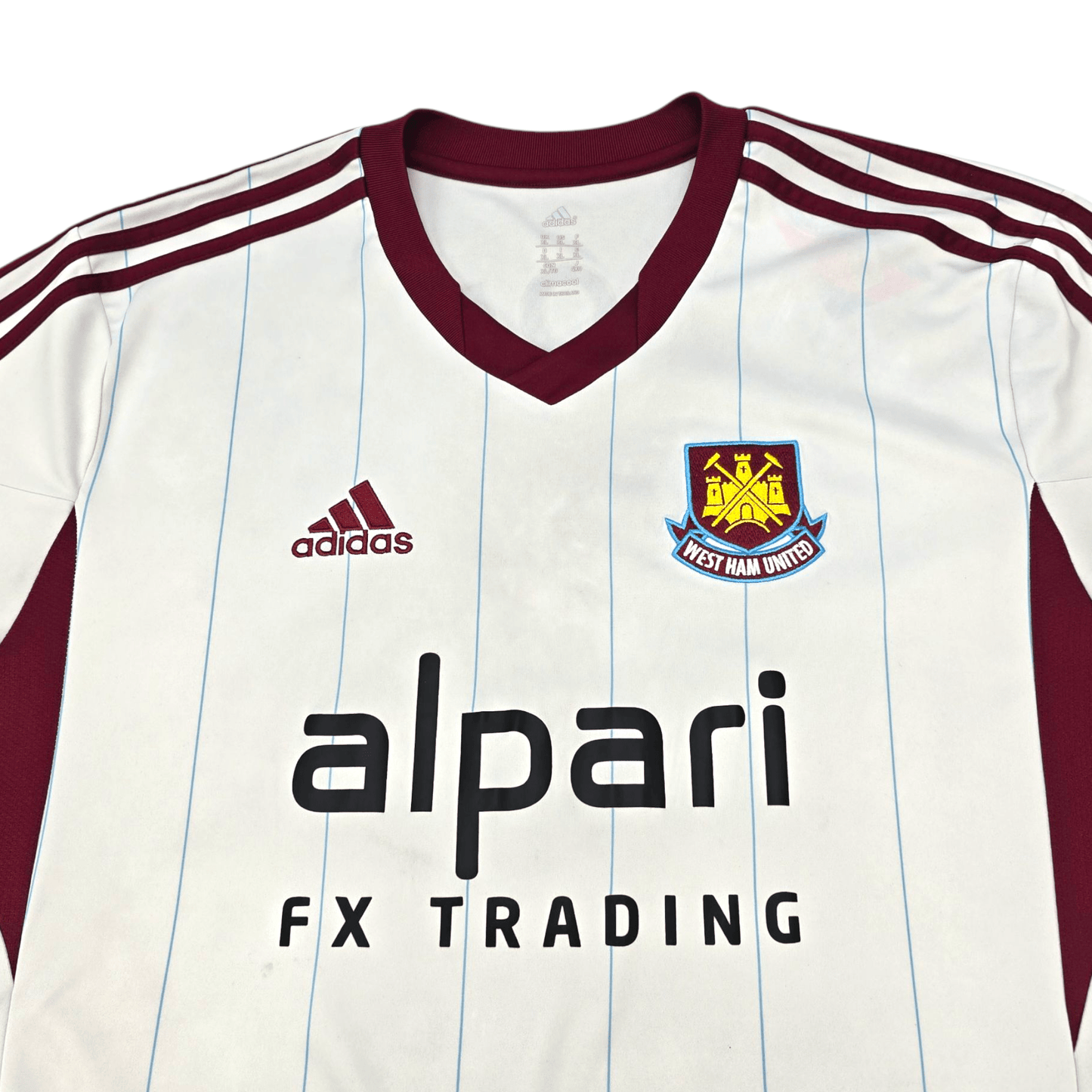 2013/14 West Ham United Away Football Shirt (XL) Adidas #26 J.Cole