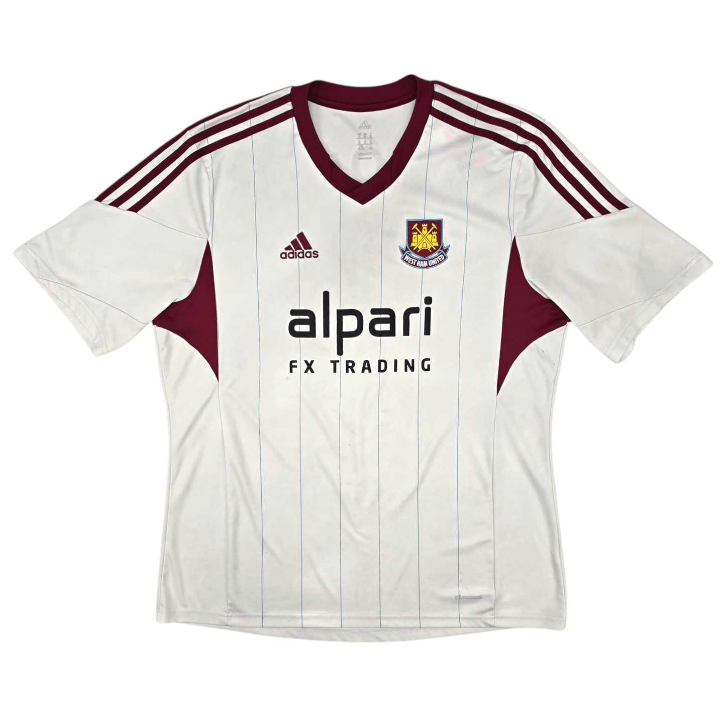 2013/14 West Ham United Away Football Shirt (XL) Adidas #26 J.Cole