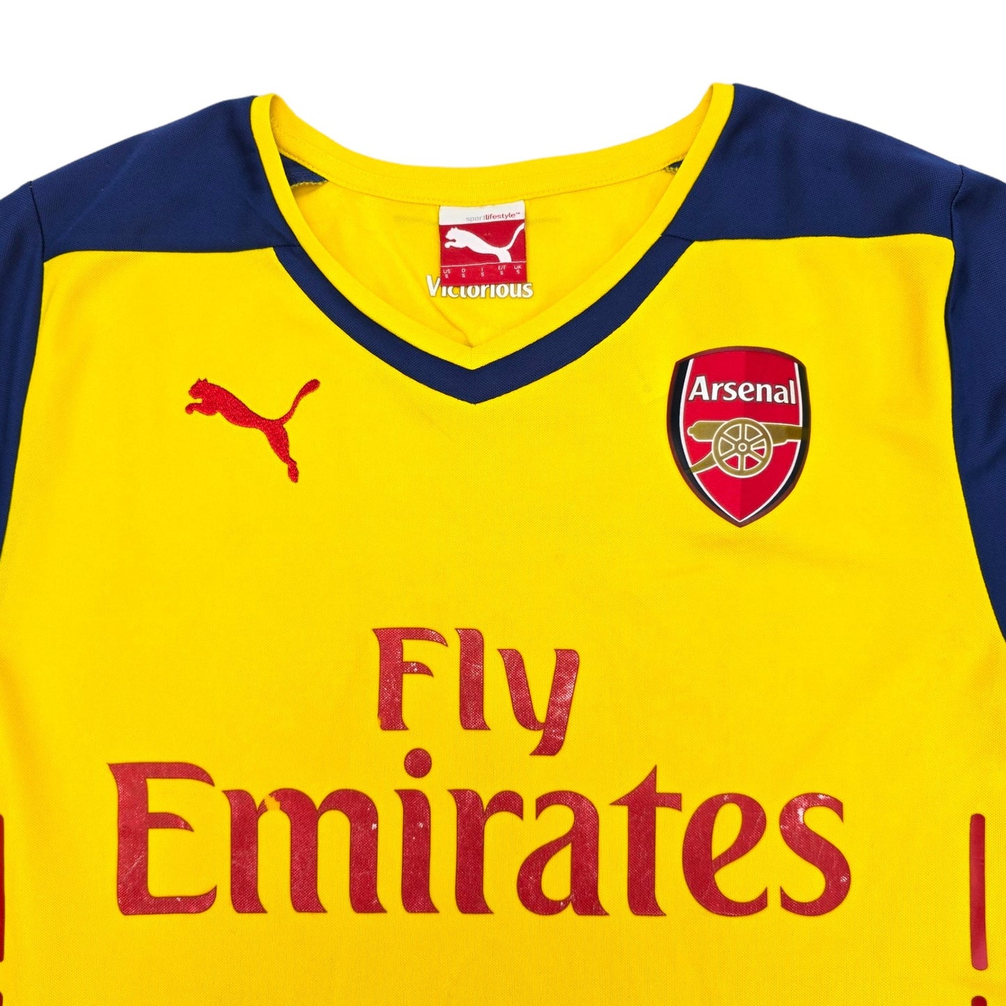 2014/15 Arsenal Away Football Shirt (S) Puma #8 Arteta