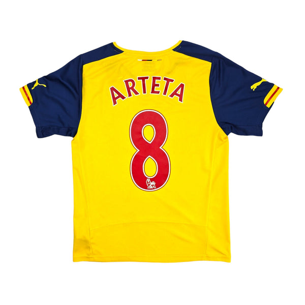 2014/15 Arsenal Away Football Shirt (S) Puma #8 Arteta