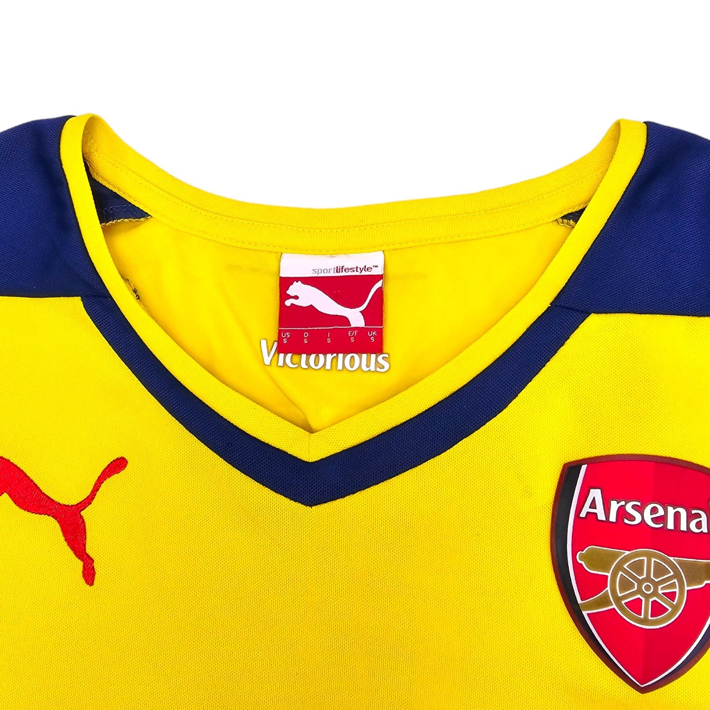 2014/15 Arsenal Away Football Shirt (S) Puma #8 Arteta