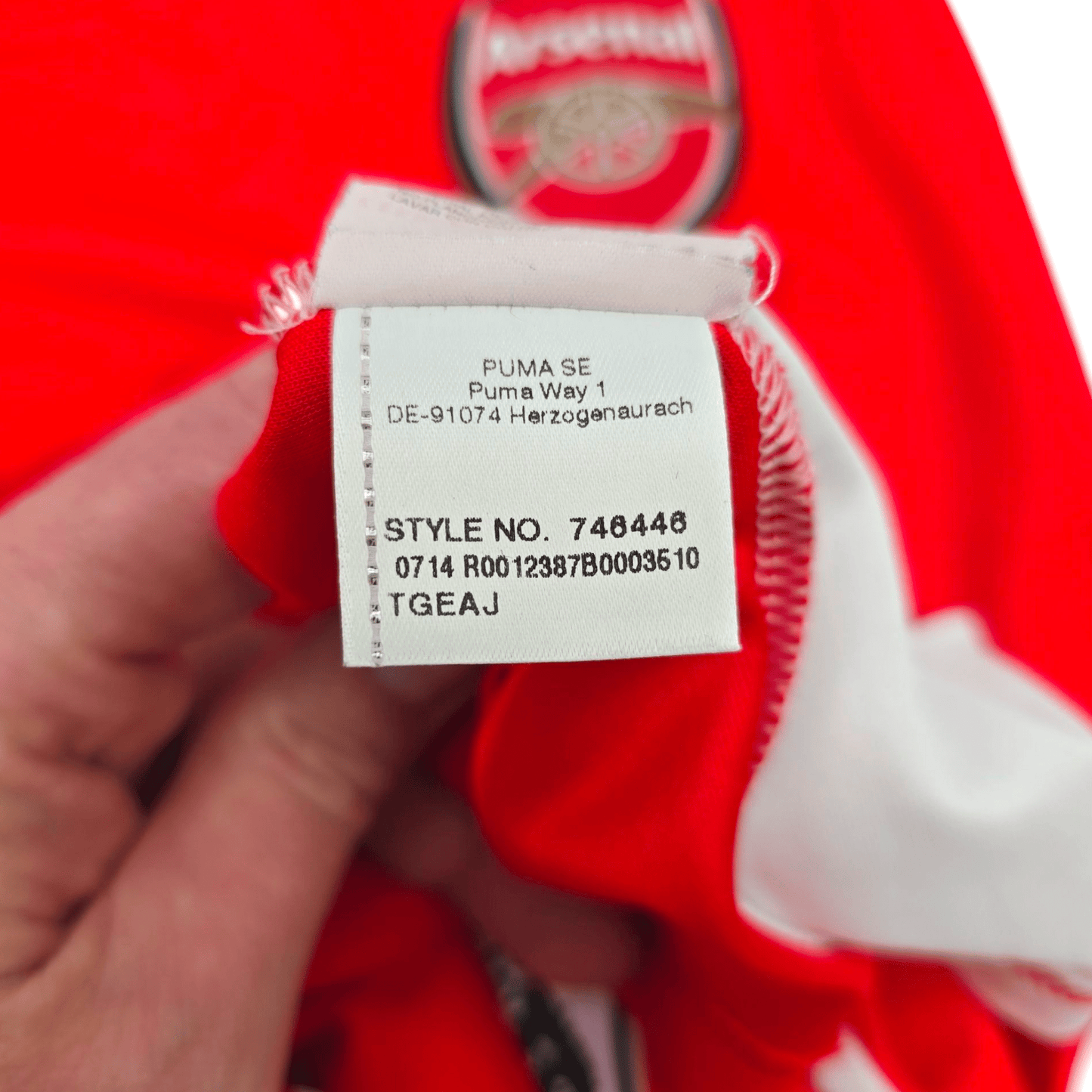 2014/15 Arsenal Home Football Shirt (M) Puma #17 Alexis