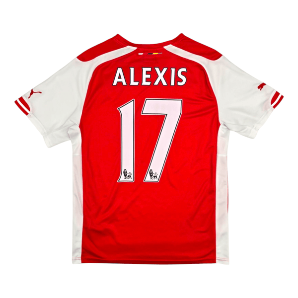 2014/15 Arsenal Home Football Shirt (M) Puma #17 Alexis