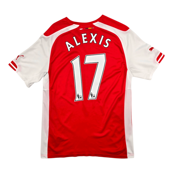 2014/15 Arsenal Home Football Shirt (S) Puma #17 Alexis