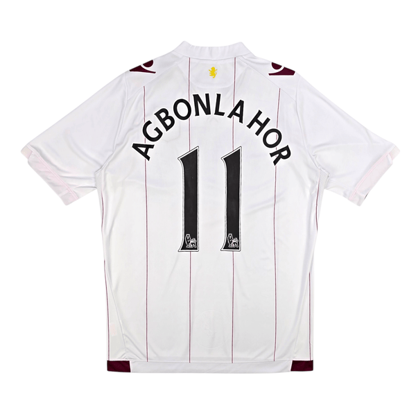 2014/15 Aston Villa Away Football Shirt (XL) Macron #11 Agbonlahor
