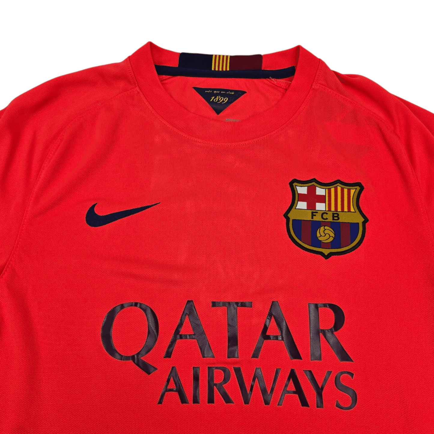 2014/15 Barcelona Away Football Shirt (M) Nike #9 Suarez