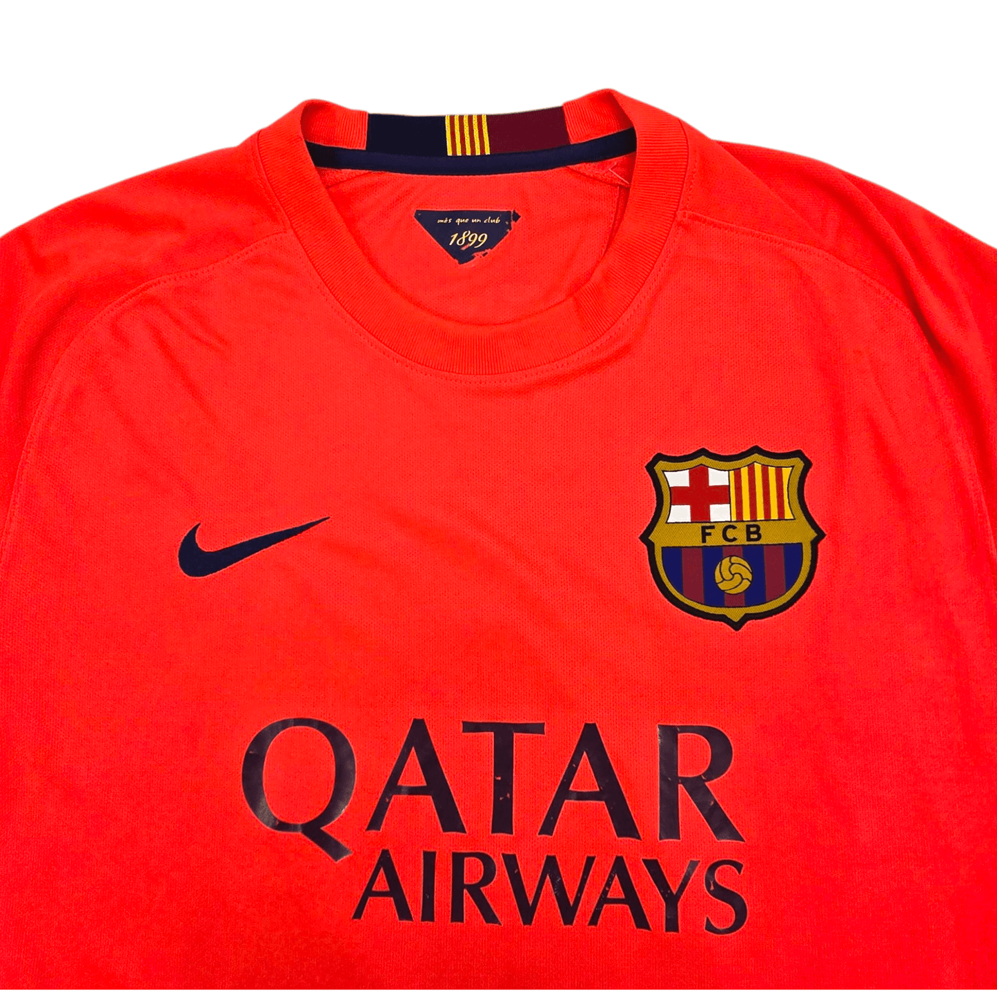 2014/15 Barcelona Away Football Shirt (XL) Nike #4 Rakitic