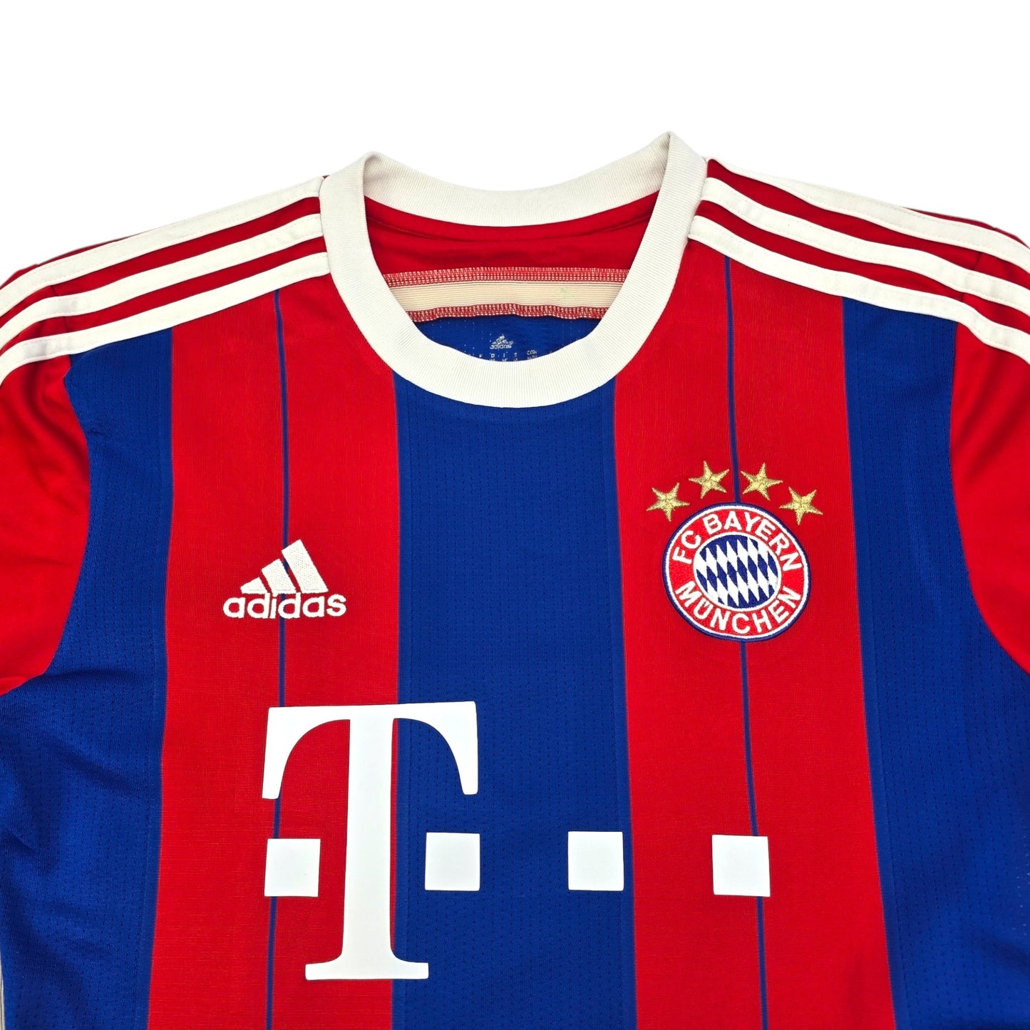 2014/15 Bayern Munich Home Football Shirt (M) Adidas #3 Alonso