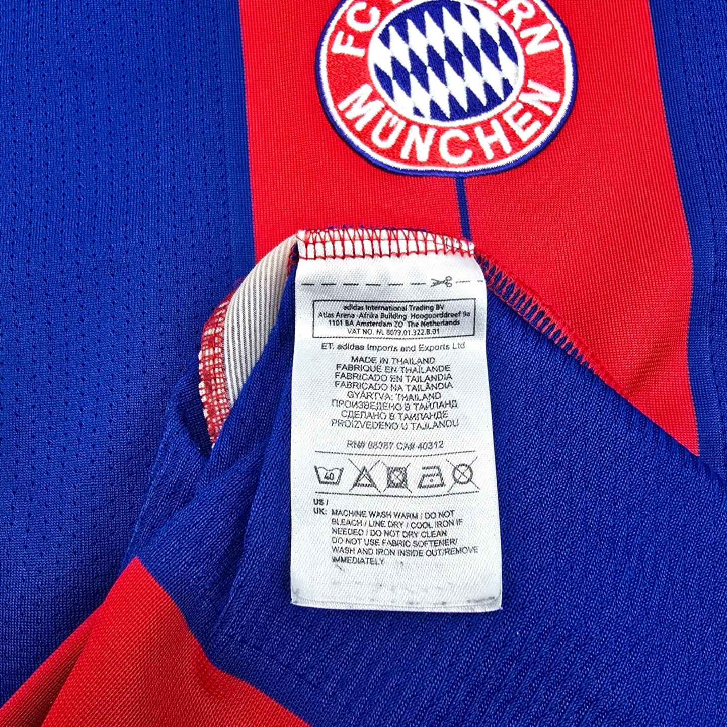 2014/15 Bayern Munich Home Football Shirt (M) Adidas #3 Alonso