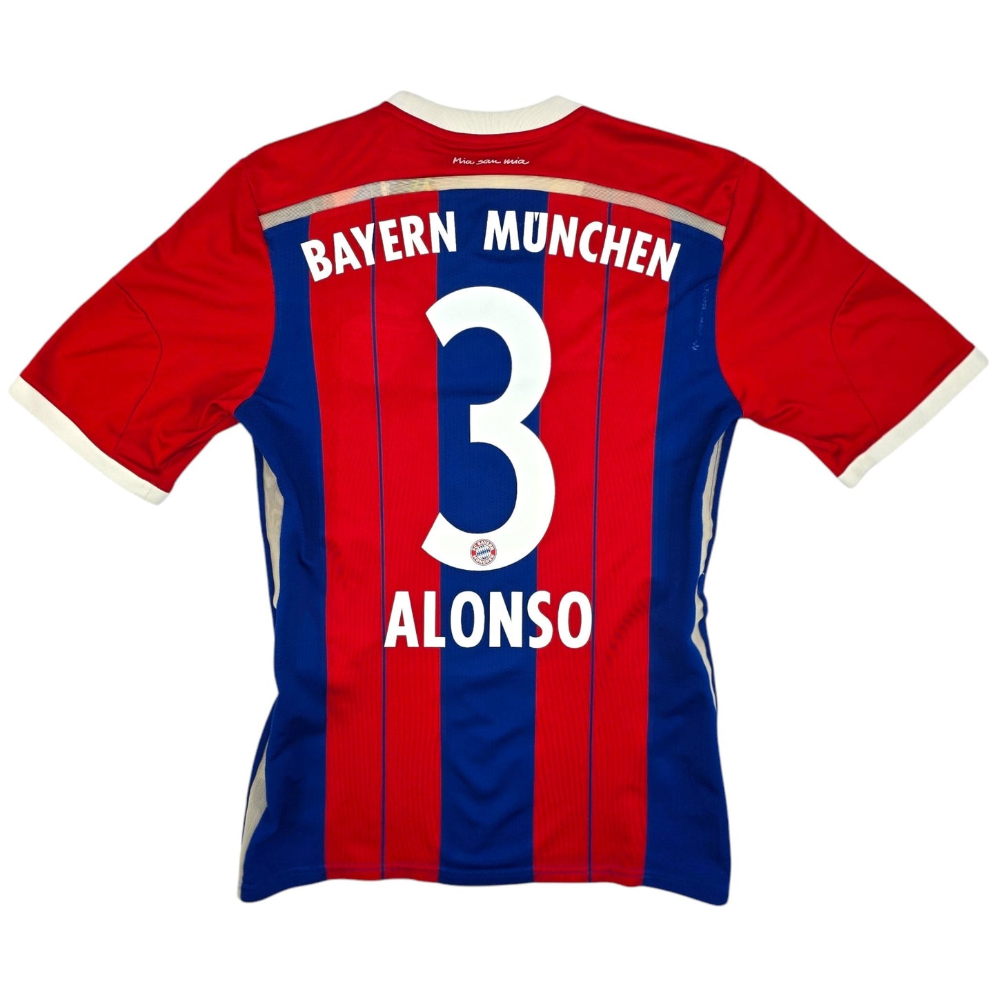 2014/15 Bayern Munich Home Football Shirt (M) Adidas #3 Alonso