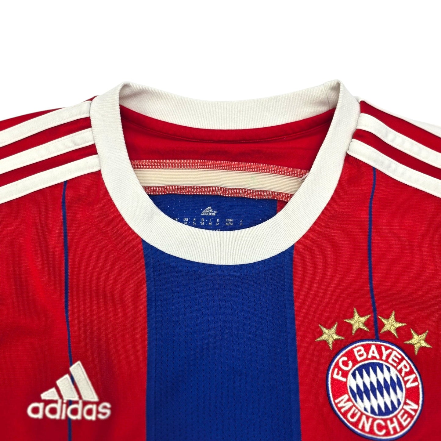 2014/15 Bayern Munich Home Football Shirt (M) Adidas #3 Alonso