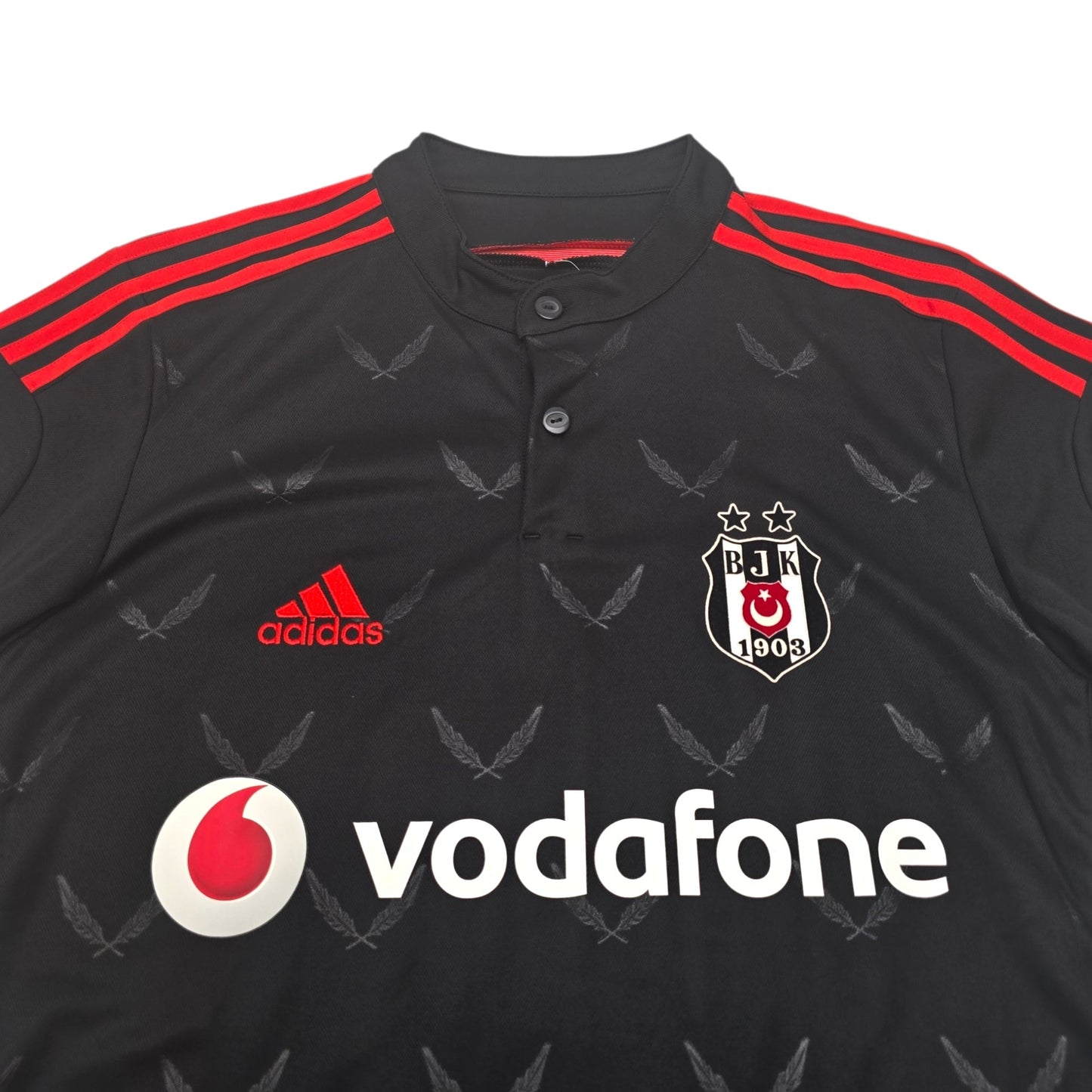 2014/15 Besiktas Away Football Shirt (M) Adidas #9 Demba Ba